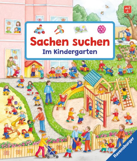 RAVENSBURGER Buch Sachen suchen Im Kindergarten