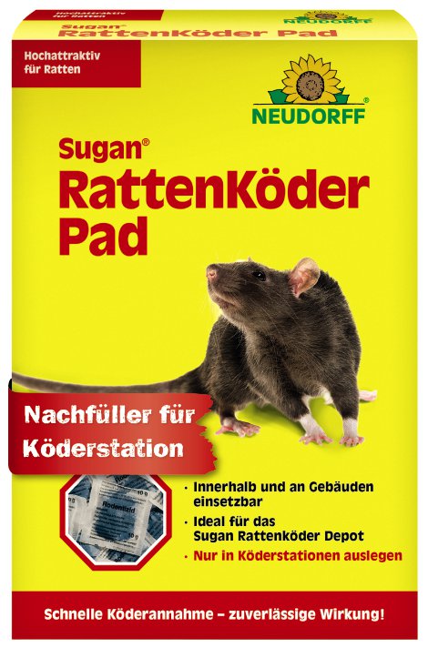 NEUDORFF® Sugan RattenKöder Pad 12 x 400g