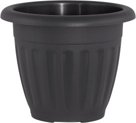 GELI Blumentopf Azteki Anthrazit 25 cm