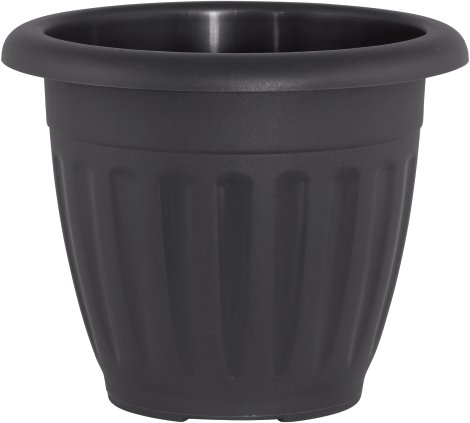 GELI Blumentopf Azteki Anthrazit 25 cm