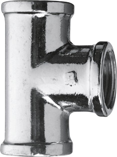 CORNAT T-Stück Chrom 3/8" IG