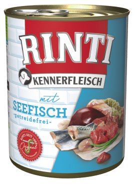 RINTI Kennerfleisch Hundenassfutter Seefisch 800 g