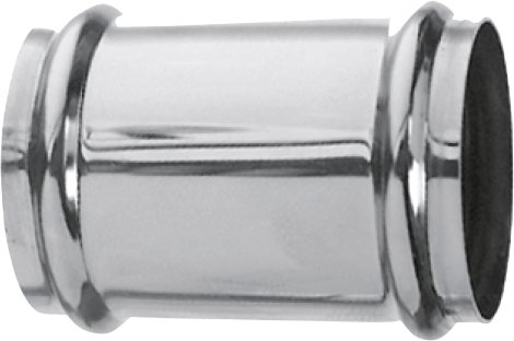 CORNAT Sifon-Doppelmuffe Chrom Ø 32 mm