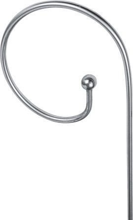 WINDHAGER Pflanzstab Kugel - spirale, silber