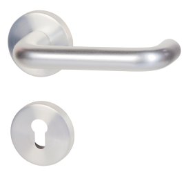 ALPERTEC Türbeschlag Ursula-R Aluminium F1 eloxiert PZ