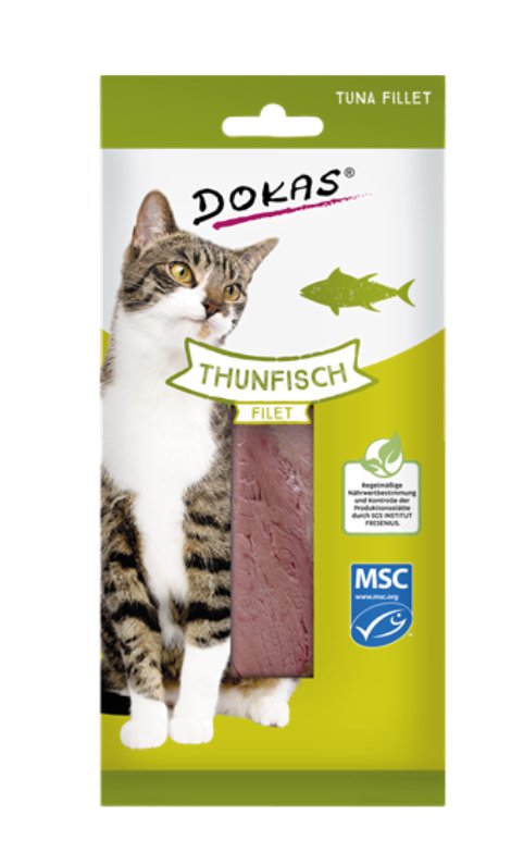 DOKAS Katzensnack Thunfisch Filet 22 g
