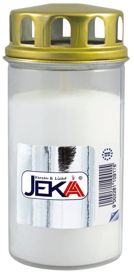 JEKA Dreitagebrenner mit Deckel Weiß