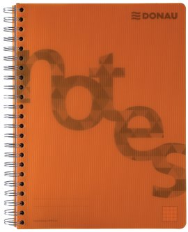 DONAU Collageblock A4 kariert 140 Blatt Orange
