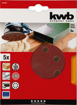 KWB Klett-Haftscheibe gelocht K240