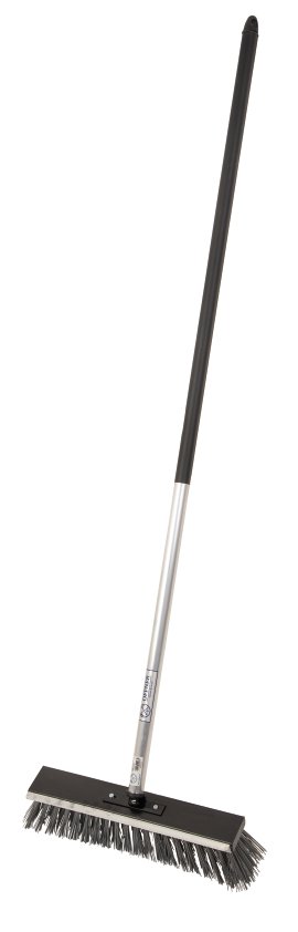 OFFNER Straßenbesen mit Alustiel und Alukratzkante