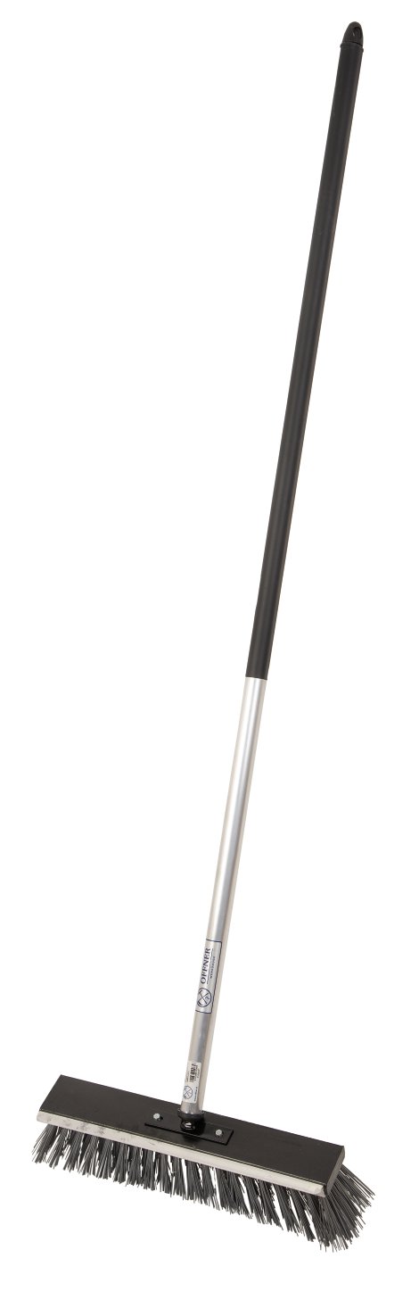 OFFNER Straßenbesen mit Alu-Stiel und Alu-Kratzkante