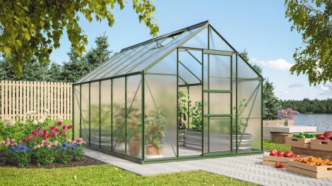 VITAVIA Gewächshaus Merkur 9900 HKP 6 mm Grün