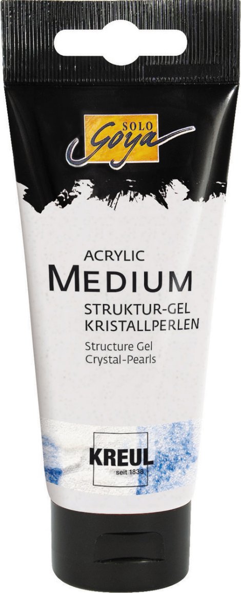 KREUL Strukturgel Acrylic Medium Kristallperlen 100 ml