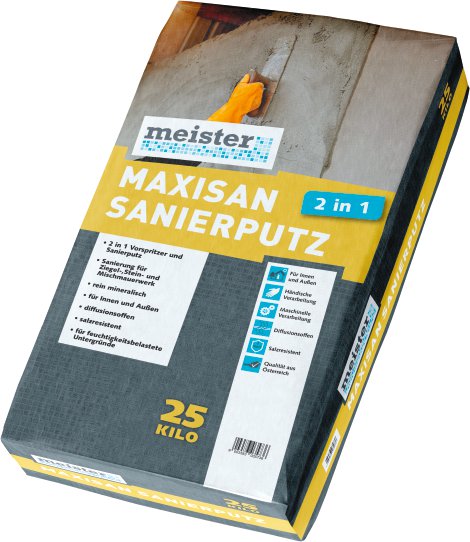 MEISTER Maxisan Sanierputz 25 kg