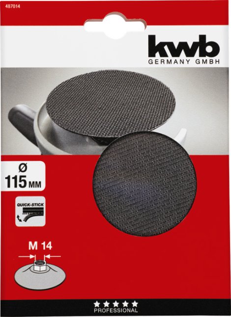 KWB Haftstützteller Quick-Stick Ø 14 mm