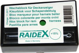 RAIDEX Wachsblock für Bocksprunggeschirr, grün