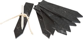WINDHAGER Stecketikette Schiefer + Kreide ÖKO, 8 Stk.