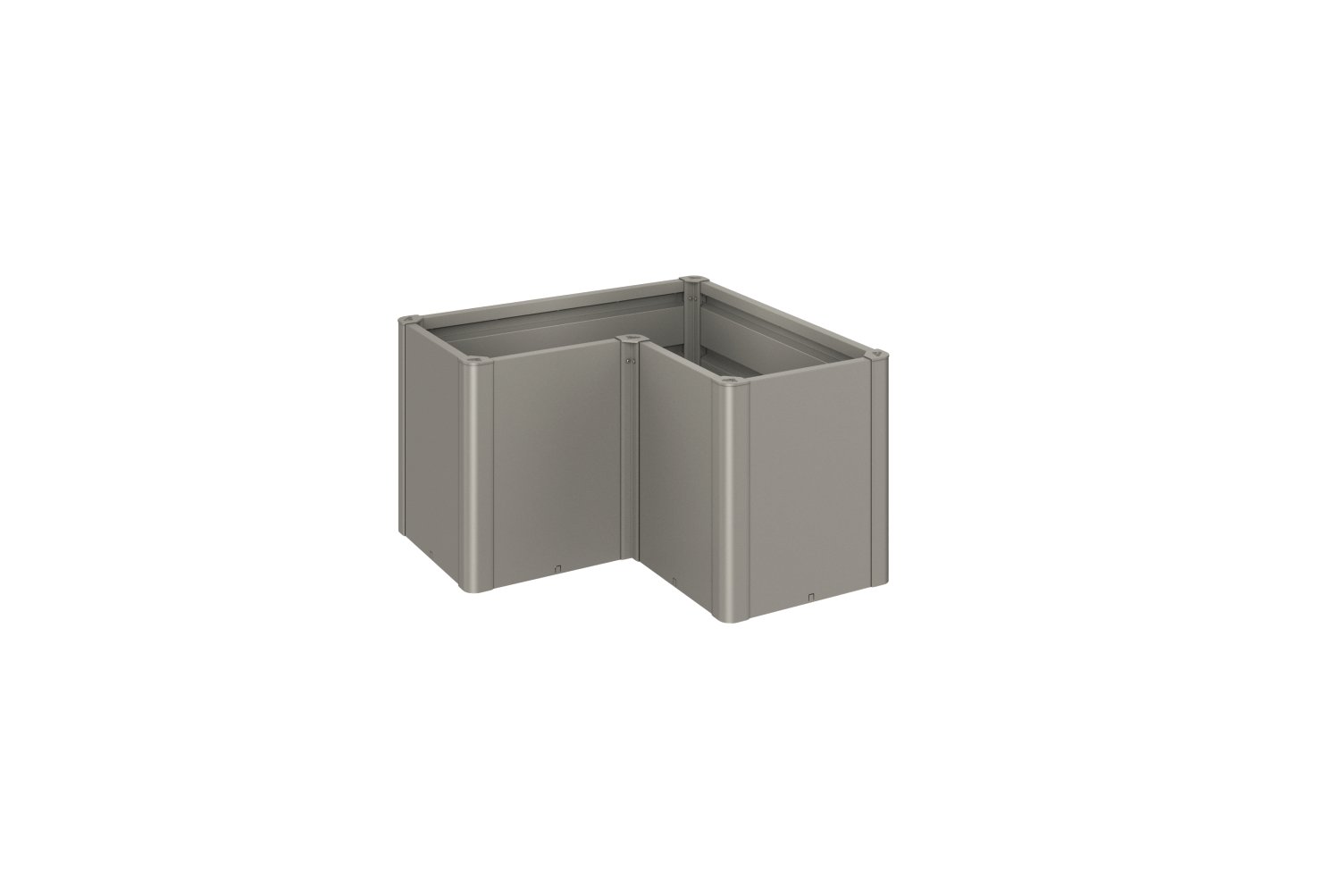 BIOHORT Pflanzbeet Belvedere Midi, quarzgrau-metallic