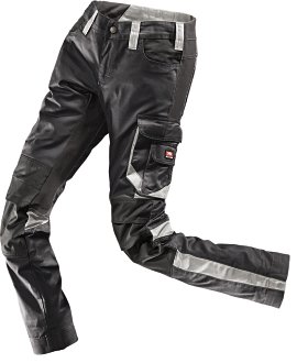 WERKSTOFF Damen Bundhose Worxtar Schwarz/Grau 46