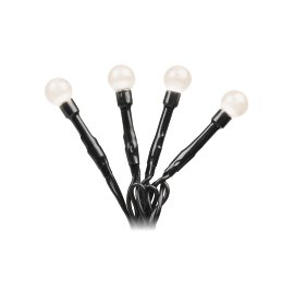 LED-Außenlichterkette Rund Warmweiß 80 Dioden