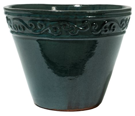 Pflanztopf Norwich Ocean Grün ⌀ 27x22 cm