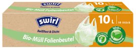 SWIRL® Bio-Müll-Folienbeutel mit Tragegriff