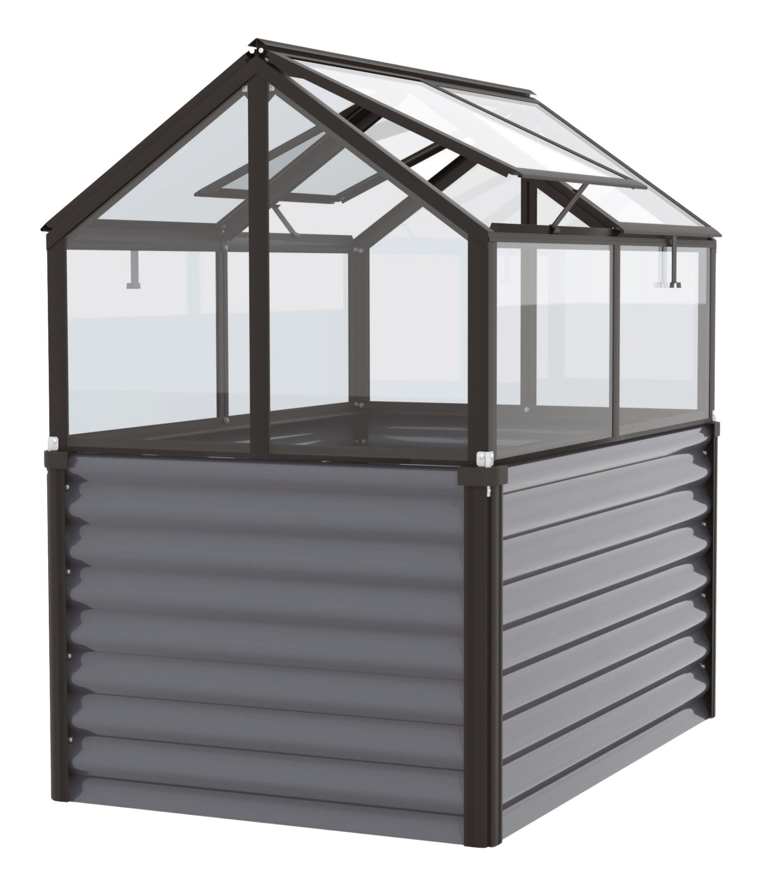 VITAVIA Hochfrühbeet Zola ESG Granit/Schwarz