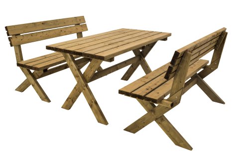 IMPOS Gartenmöbel-Set 3-tlg.