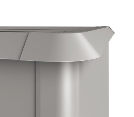 BIOHORT Schneckenschutz für Hochbeet 1x0,5 m, Silber-Metallic