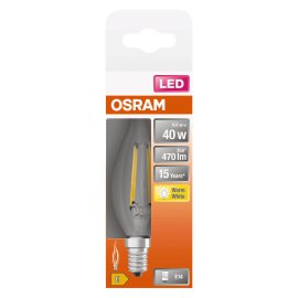 OSRAM LED-Kerze Star Retrofit 40 weiß E14 4W
