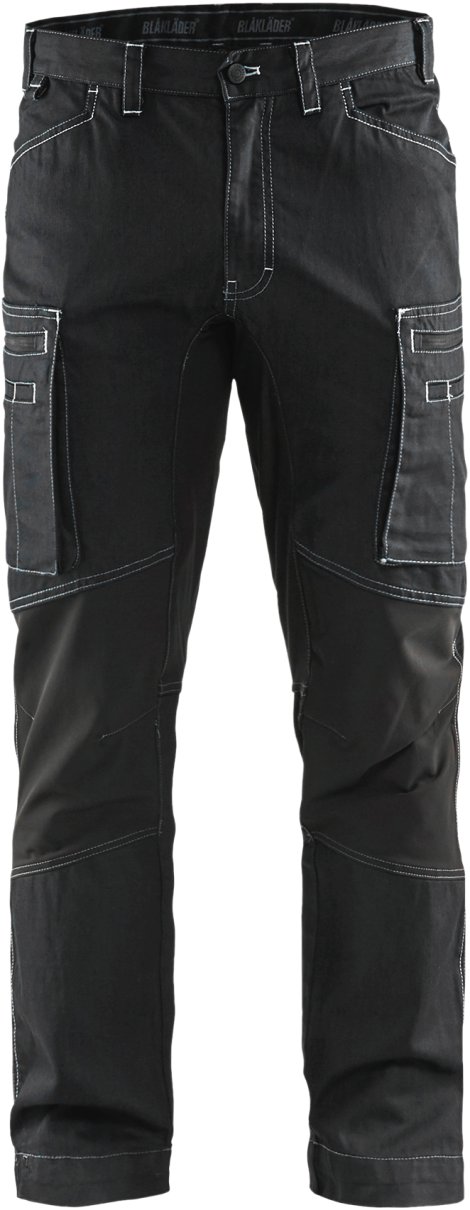 BLÅKLÄDER Service Bundhose Stretch-Denim Schwarz 44