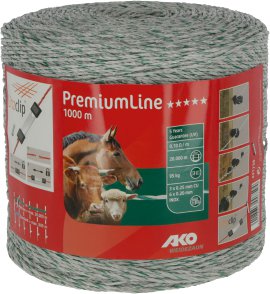 Litze, 1000 m, weiß/grün 3x 0,25mm Cu, 6x20mm Niro