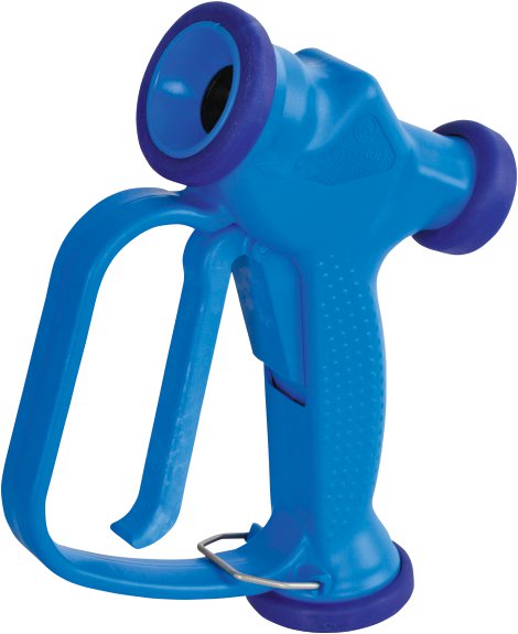 Reinigungsbrause mit Sturzbügel, blau