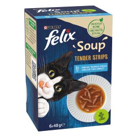 FELIX® Geschmacksvielfalt aus dem Wasser, Soup Strips 6x48 g