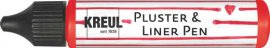 KREUL Pluster & Liner Pen Erdbeere 29 ml