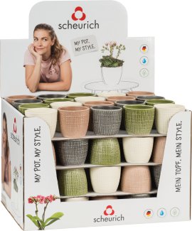 SCHEURICH Kakteenübertopf Serie 866 sortiert