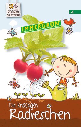 IMMERGRÜN Tütensamen Radieschen Parat