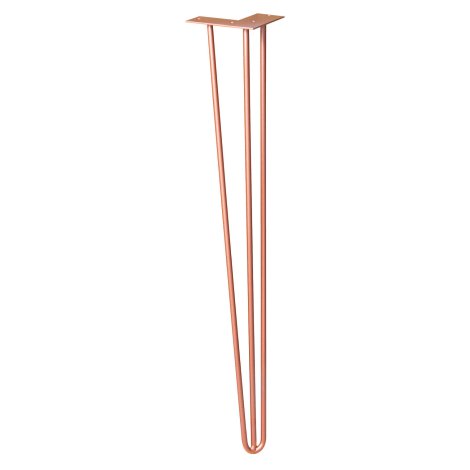 WAGNER Möbel-Designfuß Hairpin Rosegold 710 mm