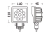 Impos LED-Arbeitsscheinwerfer inkl. Griff und Magnet 27W Flood