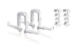 LECHUZA Balkonkastenhalter Duo Weiß