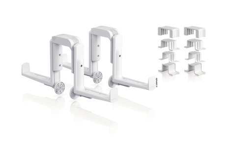 LECHUZA Balkonkastenhalter Duo Weiß