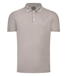 Wild & Wald Herren Polo Perwol Grau