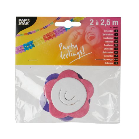 Papiergirlande Mini Blume 2,5mx7 cm