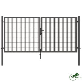 H+S Tor Uli Anthrazit ZH: 1,60 m, Breite 3,145 m