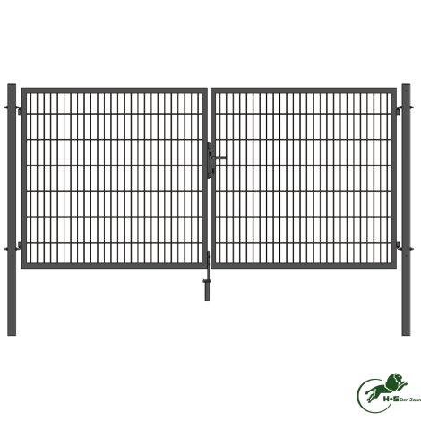 H+S Tor Uli Anthrazit ZH: 1,60 m, Breite 3,145 m