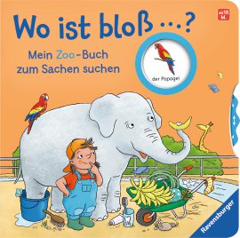 RAVENSBURGER Buch Wo ist bloß Mein Zoo-Buch zum Sachen suchen