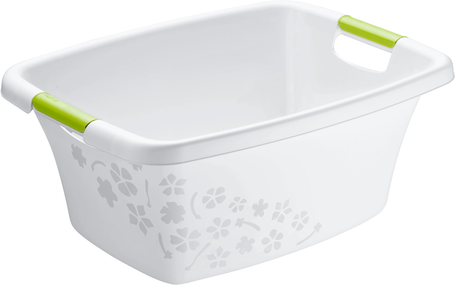 ROTHO Wäschewanne Flowers grau 25 l | Lagerhaus