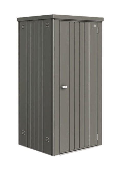 BIOHORT Geräteschrank 90, 93x83x182,5 cm, Quarzgrau-Metallic
