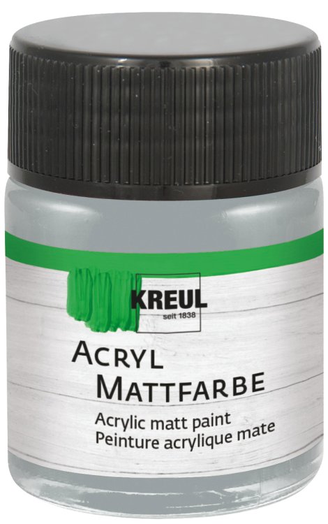 KREUL Acryl Mattfarbe Grau 50 ml