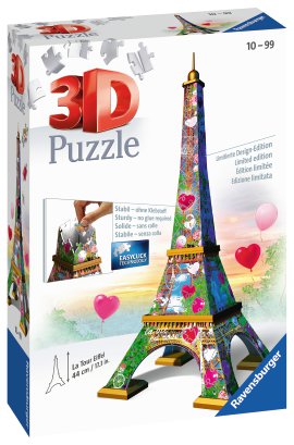 RAVENSBURGER 3D-Puzzle Eifelturm Love Edition 216-tlg.